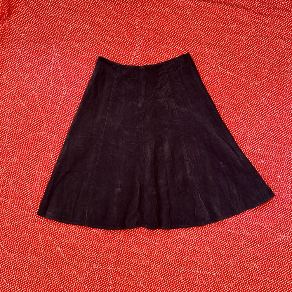 Jones New York Signature vintage Brown Corduroy A-Line Skirt 6P Vintage Twee